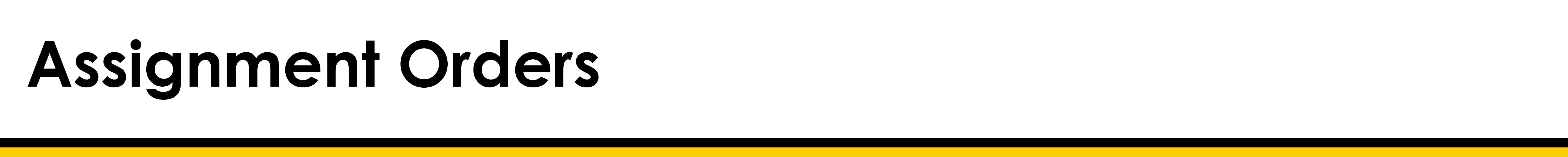 army assignment types